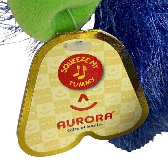 Aurora Frostbite Reindeer Plush 10 inch Blue Pink Silver Antlers Soft Toy - Picture 7 of 10